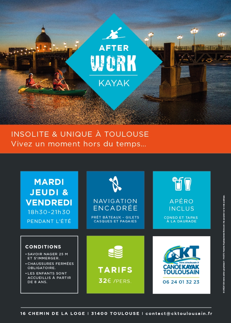 AfterWork canoë-kayak - découverte de Toulouse