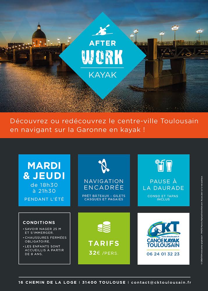 AfterWork canoë-kayak - découverte de Toulouse