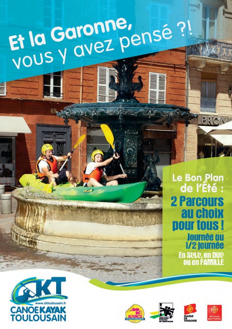 Location de canoë-kayak sur l'Ariège et la Garonne